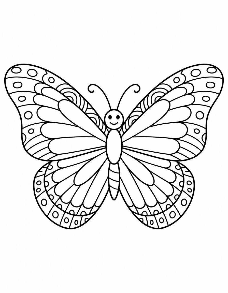 Butterfly Zentangle